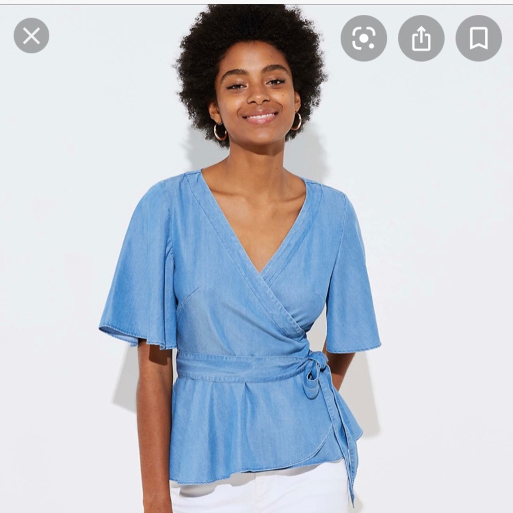 LOFT Wrap Top